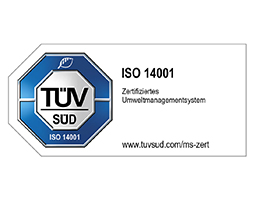 ISO 14001 TÜV-Zertifikat