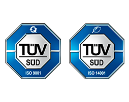 TÜV-Logos ISO single 9001 14001